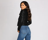 Veste en similicuir Envy Me